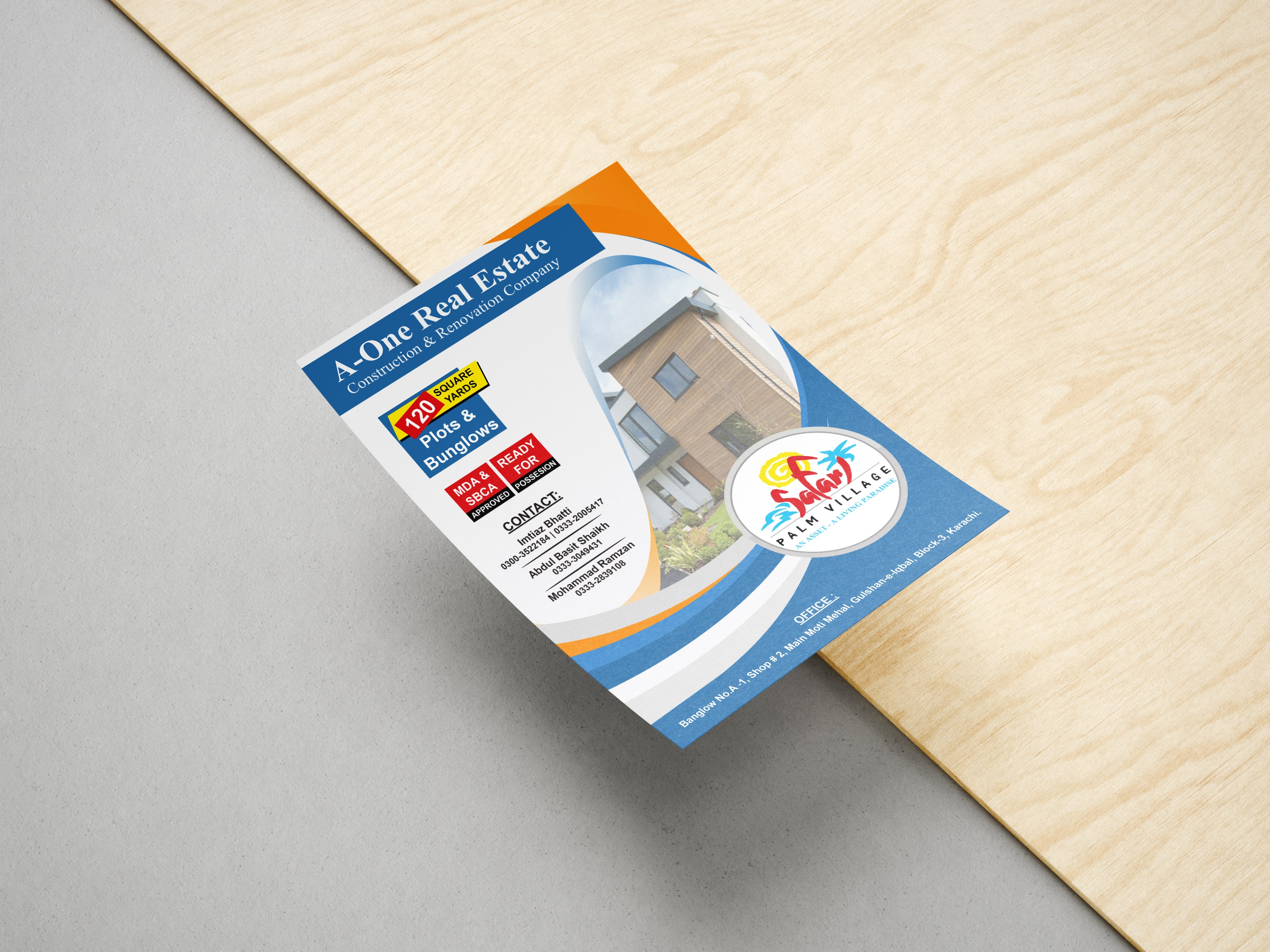 A5 modern flyer design Santa Clara ,CA marketing