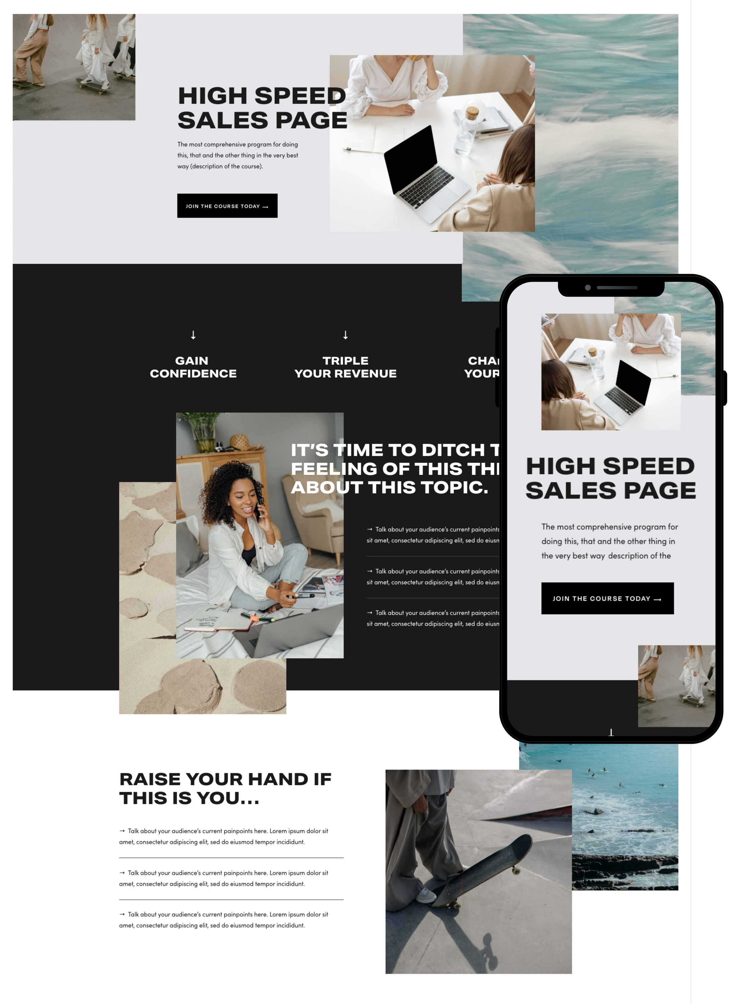Sales Page Design | Elite Launch Design - Create in Santa Clara ,CA for Higher Conversions
