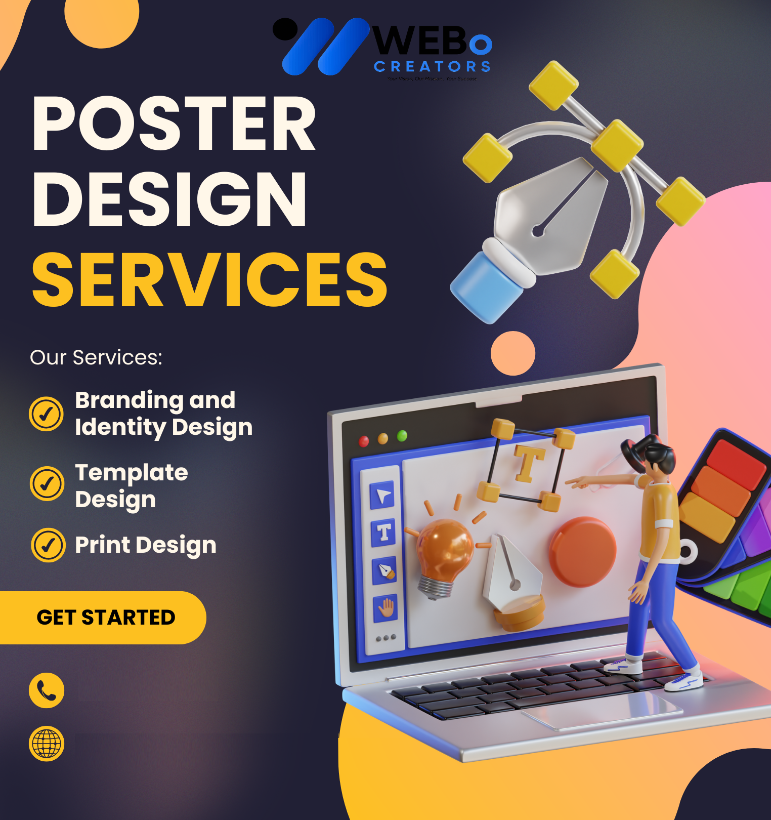 Best Print Design Services in Santa Clara ,CA Flyers Brochures Posters