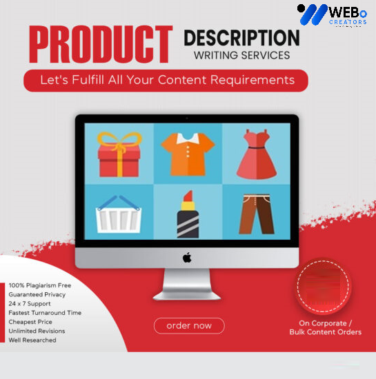 Product Description Writing Services | Best Digital Marketing Agency | Web Design in Santa Clara ,CA for online stores